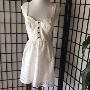 White summer dress size S